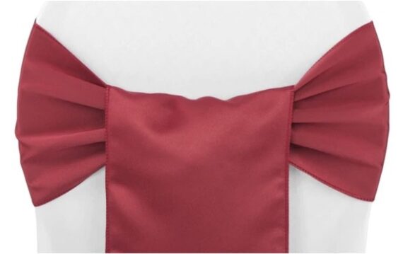 Sash - Lamour Satin, Apple Red #520