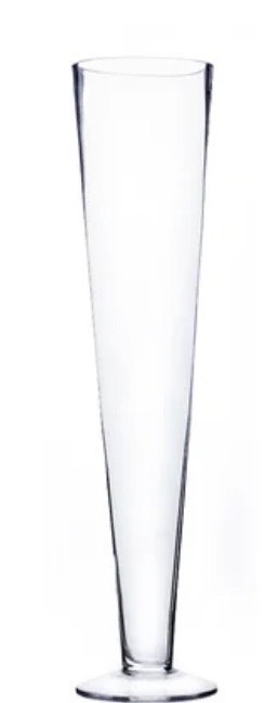 Flute Vase - Glass