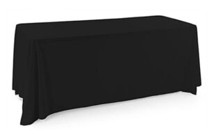 Tablecloth, Black - 90" x 156"