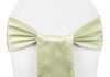 Sash - Satin, Tea Green #503