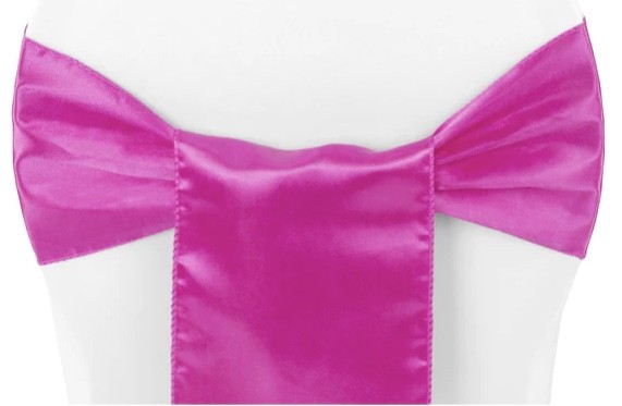 Sash - Satin, Fuschia #508