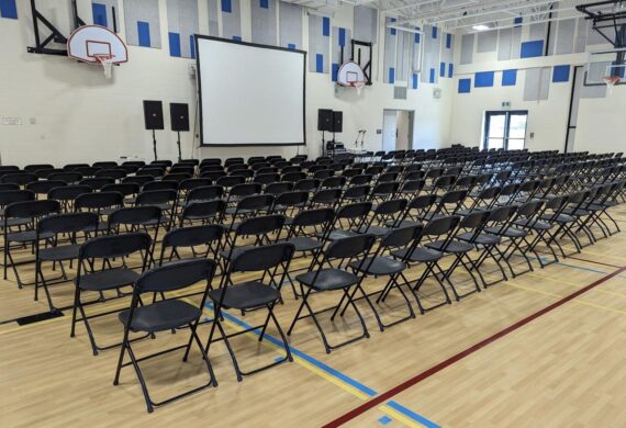 Chair - Black, Folding