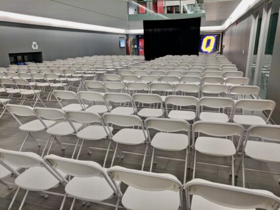 Chair - White, Folding