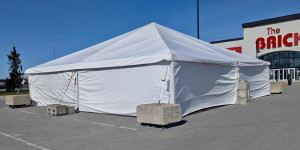 Olympic Mega Frame White Tent Kingston