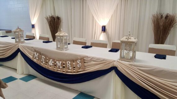 Head Table Draping 18ft - 24ft
