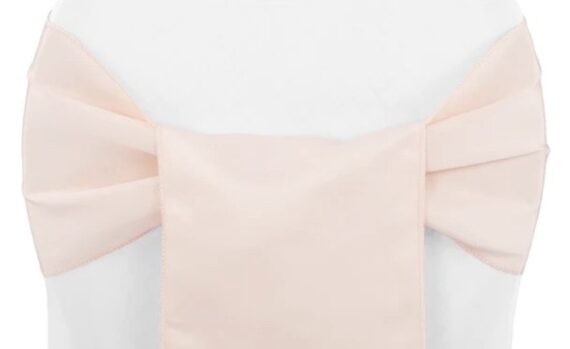 Sash - Lamour Satin, Blush #509