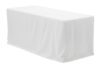 Tablecloth, White - 8' Fitted