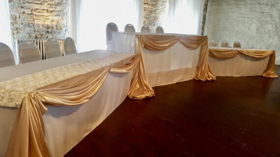 Head Table Draping 18ft - 24ft