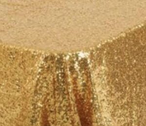 Tablecloth, Gold Sequin - 90" x 156"