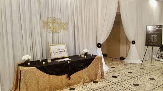 Pipe and Drape - Installed (per foot)