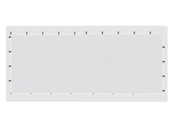 Sidewall - Pole Tent, Mesh 20'