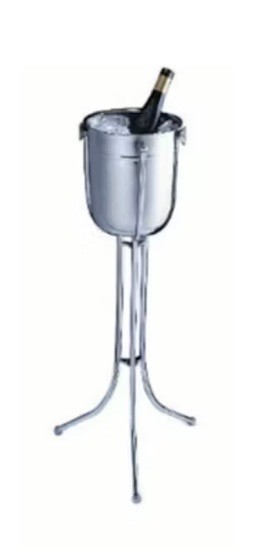 Wine chiller, with stand