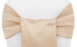 Sash - Lamour Satin, Champagne #514