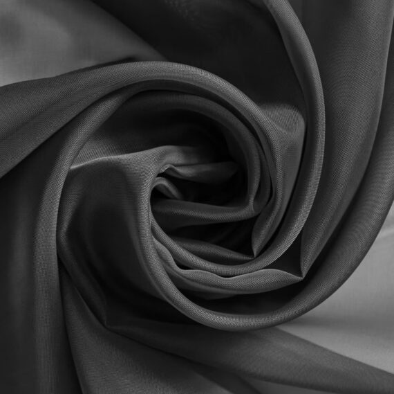 Draping Panel- Black Sheer, 15ft