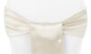 Sash - Satin, Ivory #534