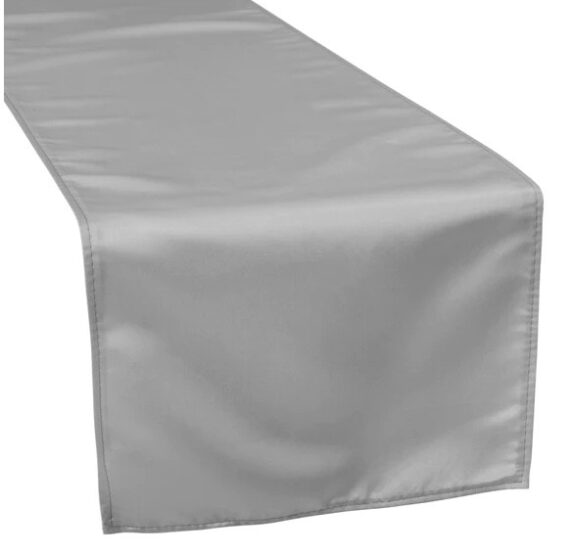 Runner, Lamour Satin - Grey