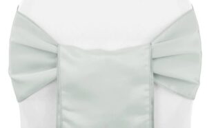 Sash - Lamour Satin, Silver #513