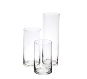 Cylinder Vase Trio