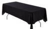 Tablecloth, Black - 60" x 102"/