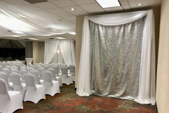 Backdrop - 7ft - 12ft - Installed