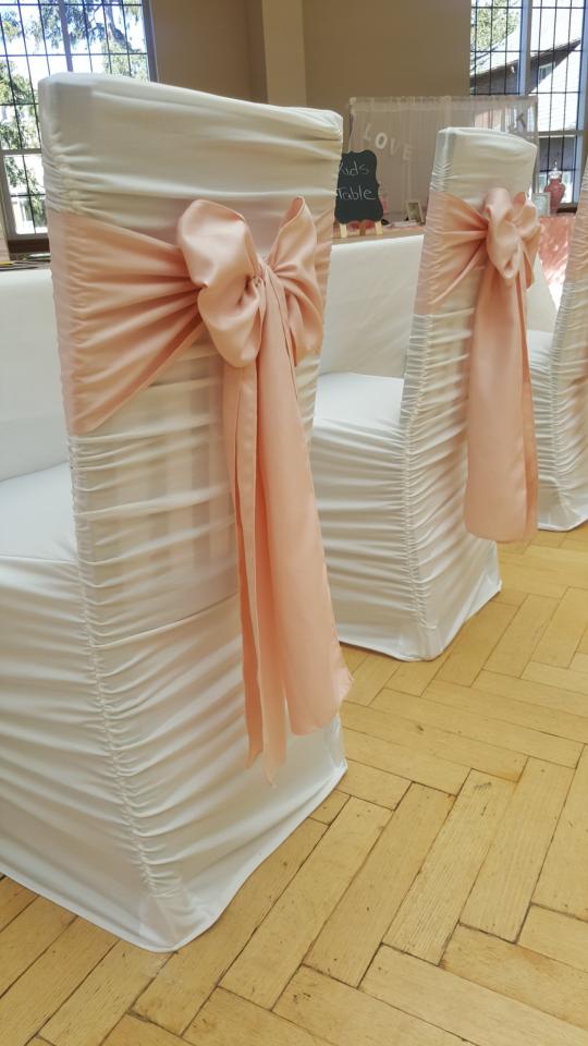 Sash - Lamour Satin, Blush #509