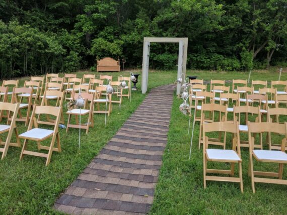 Chair - Light Wood, Padded