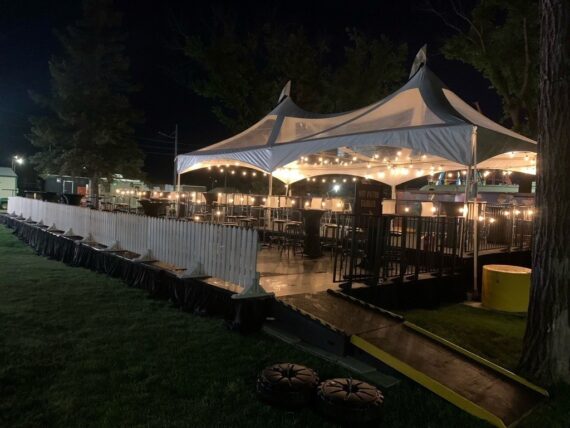 20' x 40' Marquee Frame Tent, Clear Top