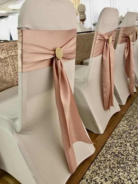 Sash - Satin, Blush #511