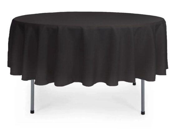 Tablecloth, Black – 90″