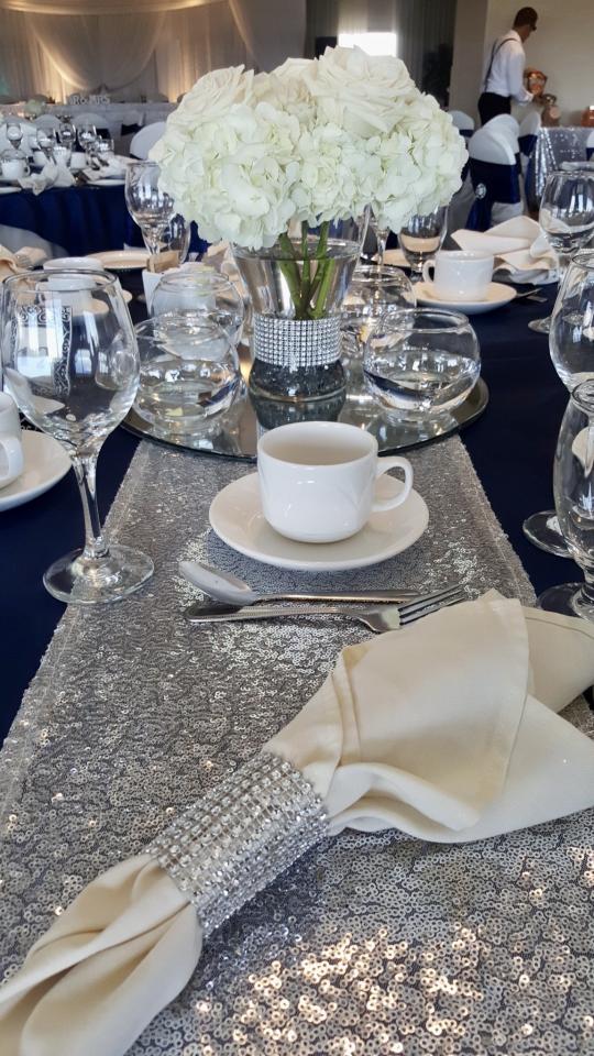 Runner, Sequin - Silver