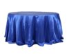 Tablecloth, Royal Blue, Satin - 120"
