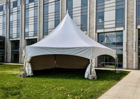 34' x 40' Hex  Marquee Frame Tent