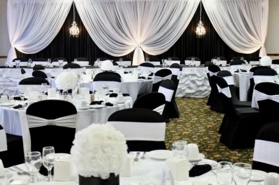 Chair Cover - Black, Spandex #603