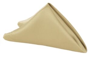 Napkins - Champagne, Lamour Satin #342