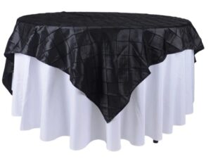 Overlay, Pintuck - Black 71" x 71" #426