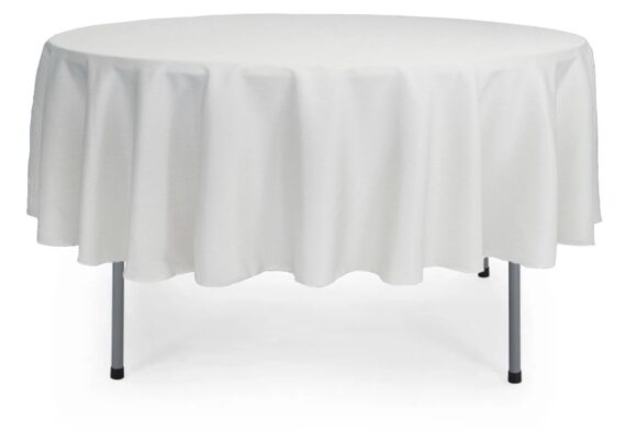 Tablecloth, White - 108″