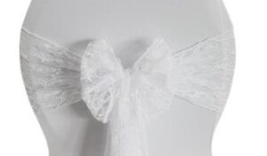 Sash - Lace, White #522
