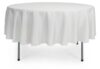 Tablecloth, White – 90″