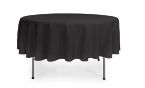 Tablecloth, Black – 108″