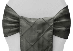 Sash - Pintuck, Silver #516