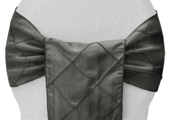 Sash - Pintuck, Silver #516