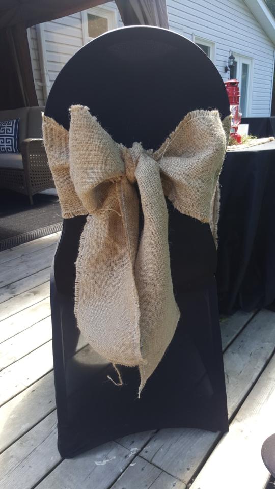 Chair Cover - Black, Spandex #603