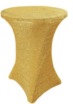 30" Round Gold Spandex Cruiser