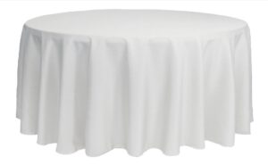 Tablecloth, White – 120″
