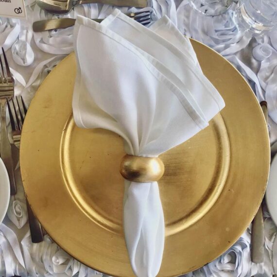Charger Plate - Gold (per dozen)