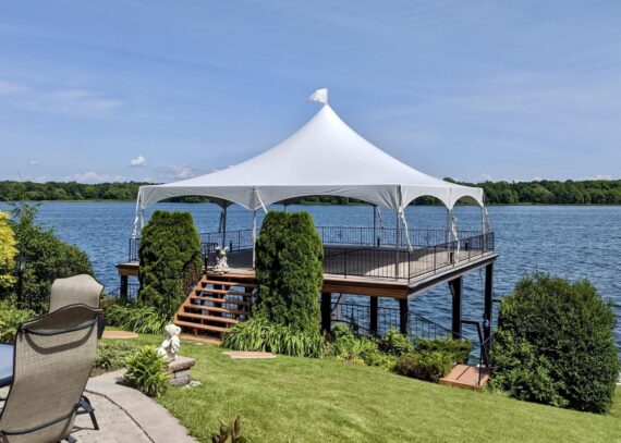 30' x 30' Marquee Frame Tent W 15' Mid Post