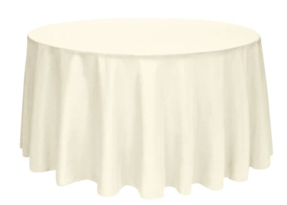 Tablecloth, Ivory – 120″