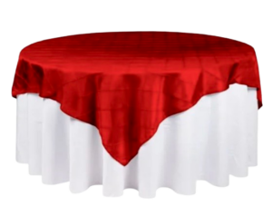 Overlay, Pintuck - Red 71" x 71" #428