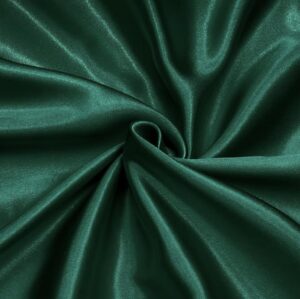 30ft - Draping Topper - Emerald Green Satin