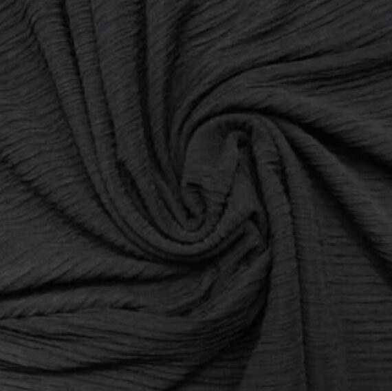 30ft - Draping Topper - Black Ruched